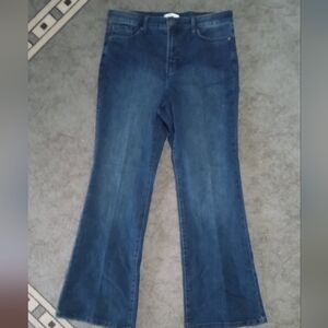 LC Lauren Conrad Indigo Wide Leg Jeans